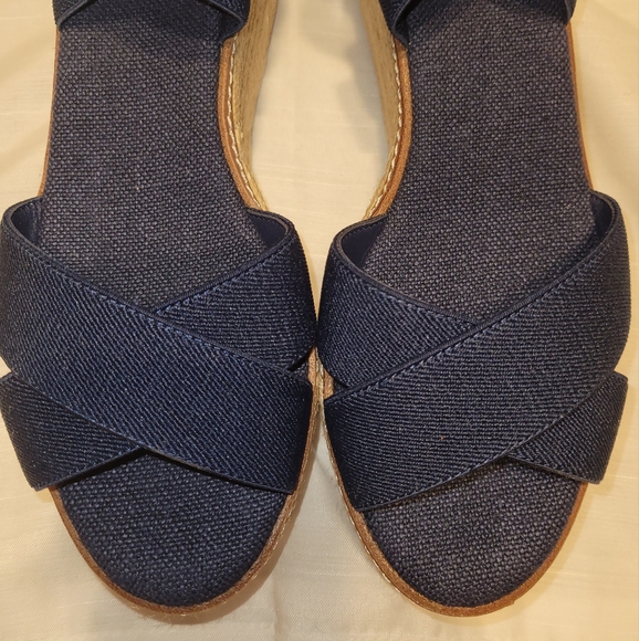 NEW Tory Burch Frieda 50 mm Espadrille with webbing straps